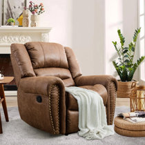 Member's mark manhattan 2024 leather match glider recliner